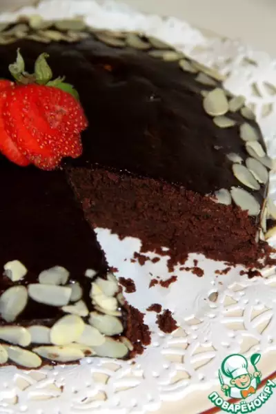 Шоколадно-миндальный торт от Джулии Чайлд