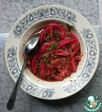 Простейший салат из помидоров