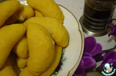 Печенье "Бананы" с творогом