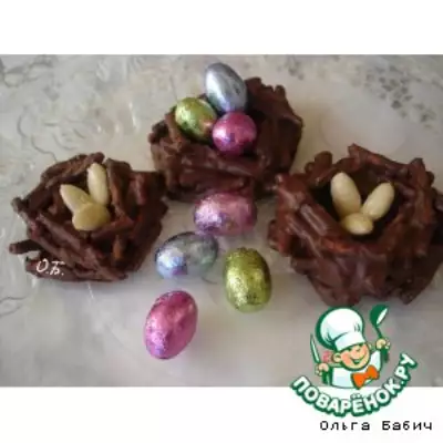 Шоколадные гнезда