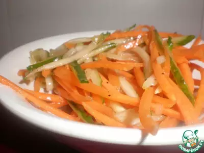 Морковно-огуречный салат