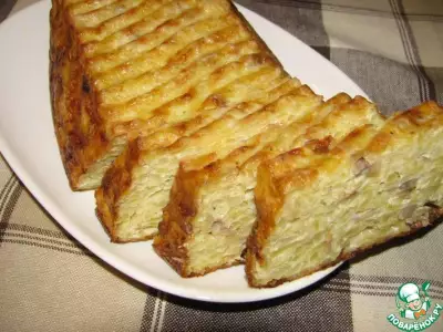 Картофельный хлебец с салом