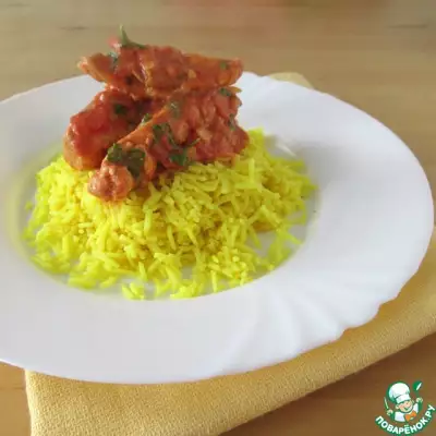 Сливочно томатная курица в индийском стиле