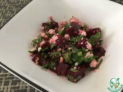 Салат из свеклы с фетой