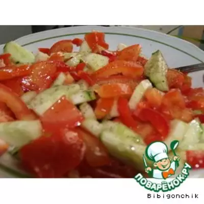 Овощной салат "Остренький"