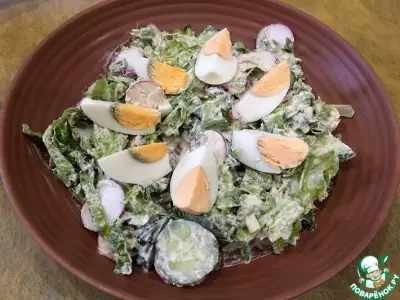 Летний свежий салат