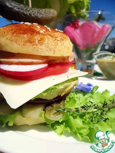 Сэндвич-салат из картофеля