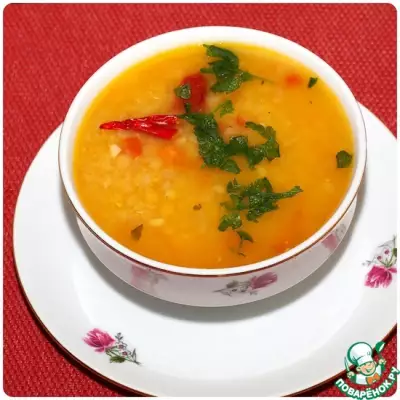 Суп с чечевицей по мотивам «Масурдал»