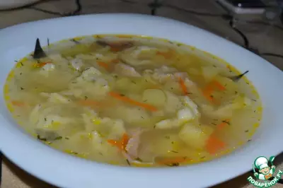 Суп с галушками