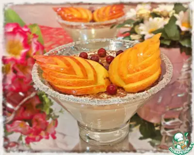 Рисовый десерт с персиком "Наслаждение"