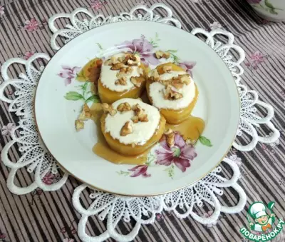 Десерт из картофеля с тахинной пастой