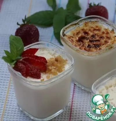 Молочный десерт "Крем-брюле"