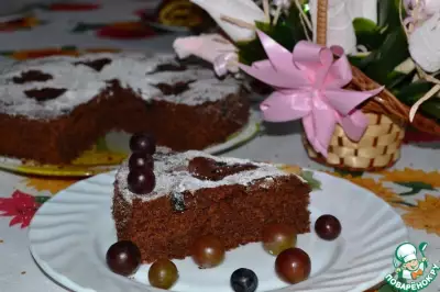Свекольно-шоколадный пирог