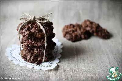 Шоколадно-овсяное печенье (без муки)