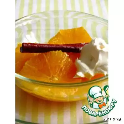 Апельсины в пряном медовом сиропе фото