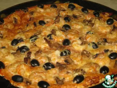 Тонкое тесто и соус для итальянской пиццы