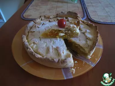 Абрикосово-апельсиновый пирог