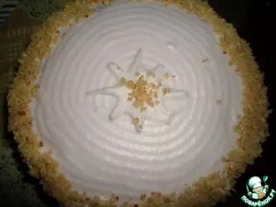 Блинный торт с суфле из маршмеллоу