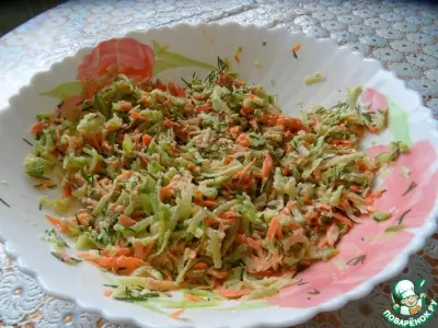 Салат из маргеланской редьки с кунжутом