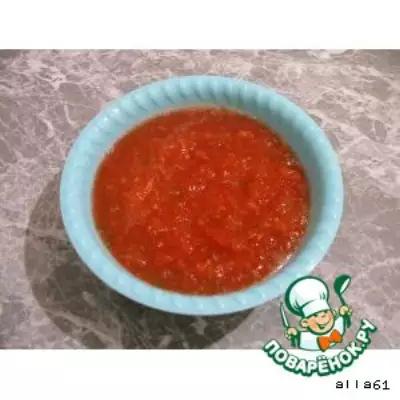 Суп томатный с рисом и фрикадельками
