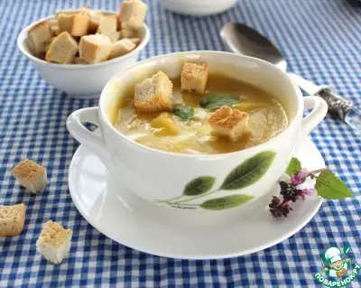 Суп-пюре из тыквы и груши