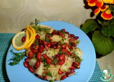Картофельно-фасолевый салат