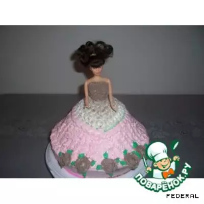Торт "Кукла Барби"
