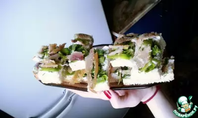 Бутерброды с рыбой калипсо