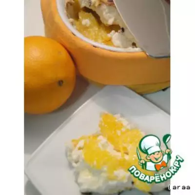 Десерт из цитрусовых