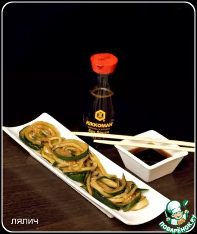 Японский огуречный салат "Суномоно"