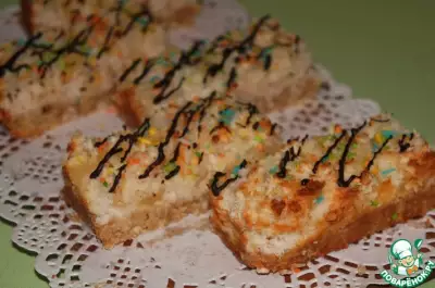 Кокосовые пирожные на белках "Тропикана"