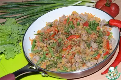Чечевица с овощами и пастой карри "Семейная"