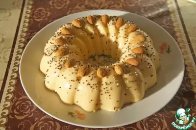 Творожный десерт с хурмой