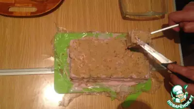 Торт из печенья и творога