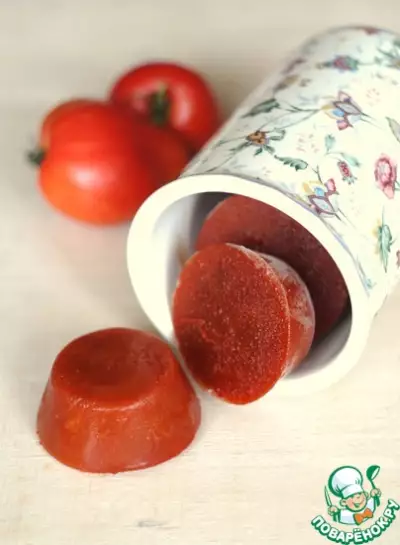Быстрое томатное пюре на заморозку