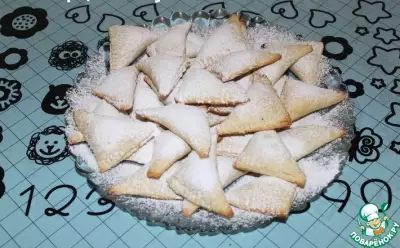 Печенье "Треугольники" с фруктовой начинкой