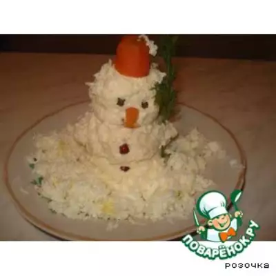 Закуска Забавный снеговик