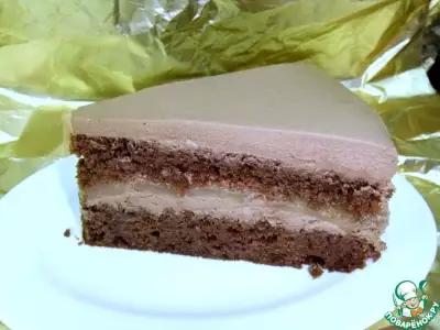 Шоколадно-грушевый торт