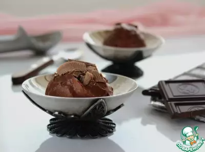 Шоколадное мороженое "Семифредо"