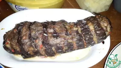 Баклажан, запеченный с мясом