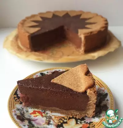 Шоколадный пирог с шоколадным крем-муссом