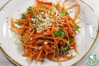 Морковный салат с ароматной заправкой