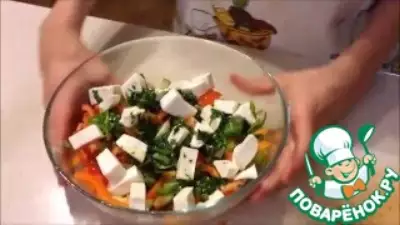 Вкусный салат из овощей
