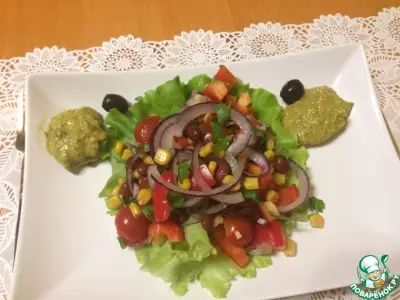 Быстрый мексиканский салат