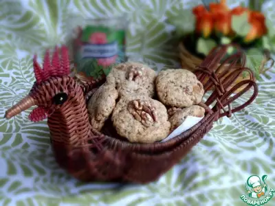 Овсяное печенье с изюмом и чаем ройбос