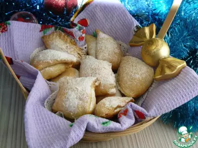 Рождественское печенье "Сугробы"