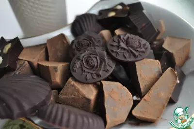 Настоящие шоколадные конфеты