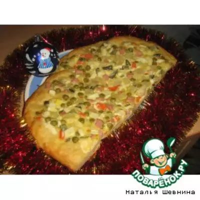 Пицца-оливье