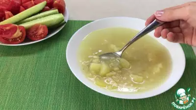 Суп "Затирка" по рецепту моей бабушки