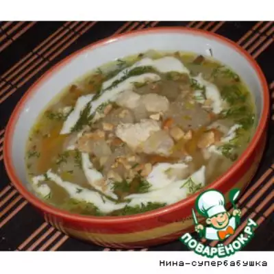 Овощной суп с фенхелем